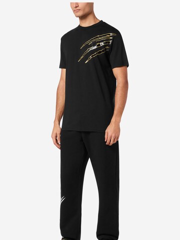 Plein Sport Shirt 'Scratch' in Zwart