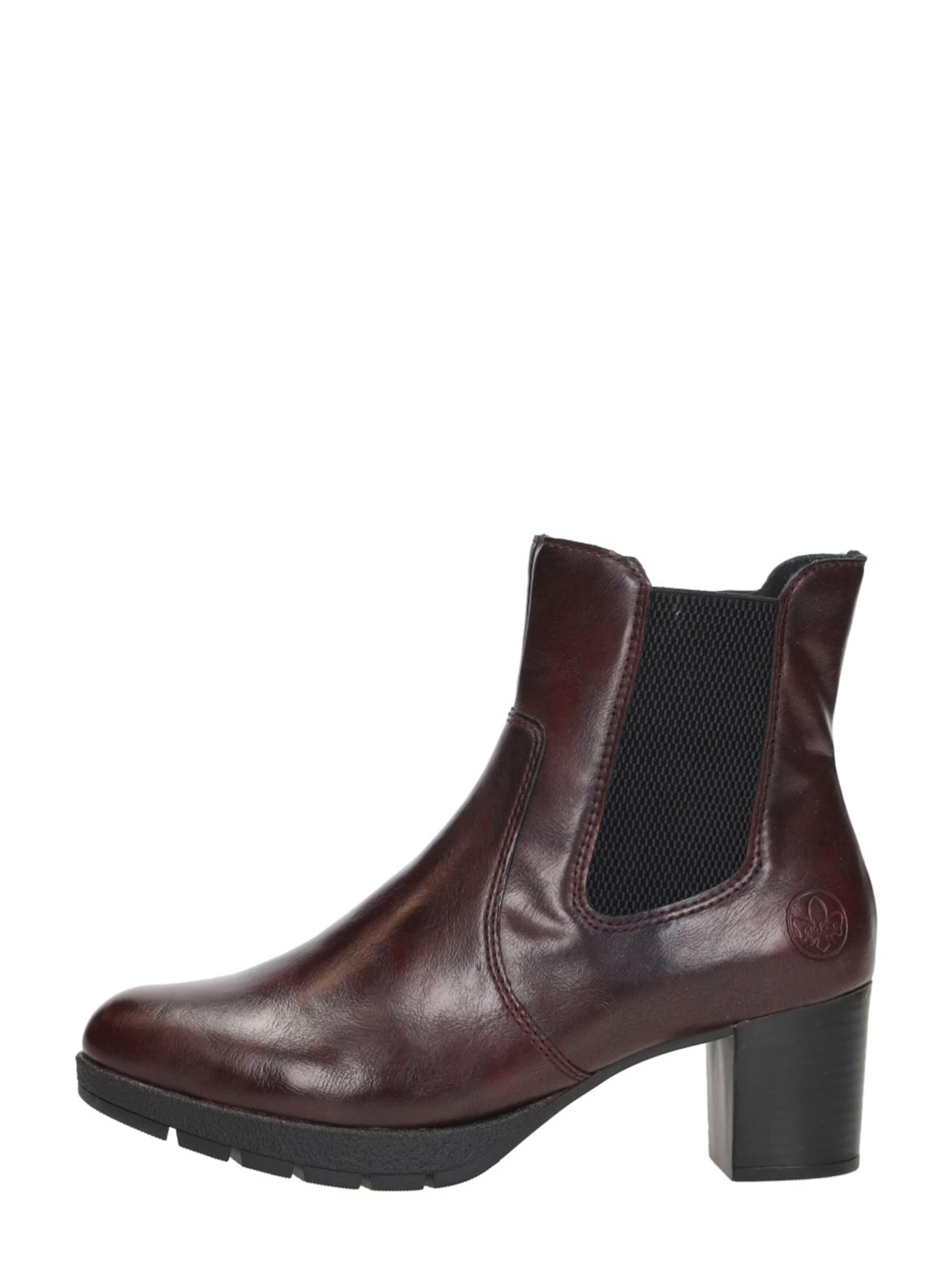 Rieker Chelsea boots in Rood: voorkant
