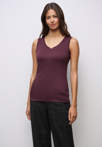 STREET ONE Top in Brown: front