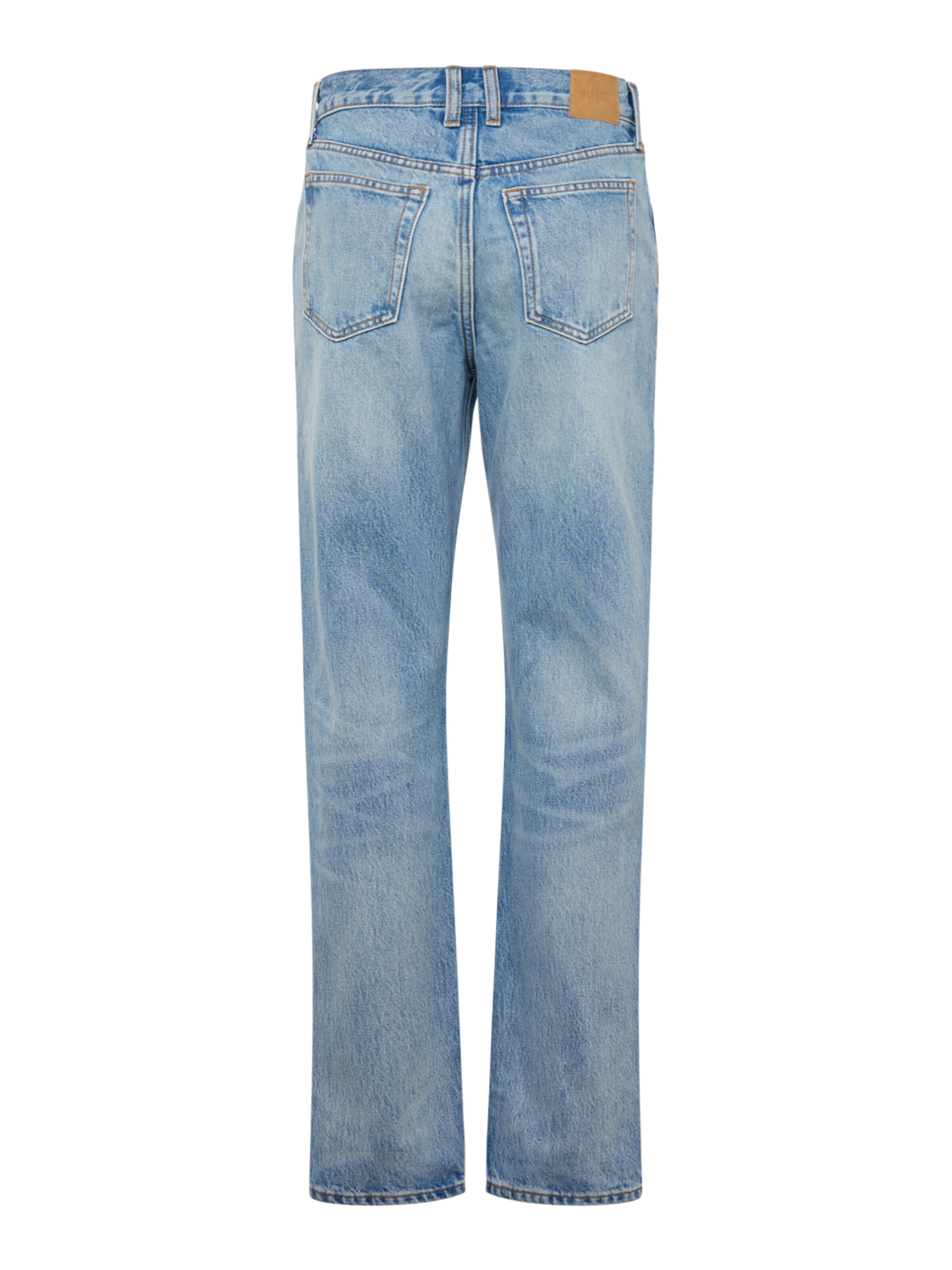 WEEKDAY Regular Дънки 'Barrel Pen' в синьо