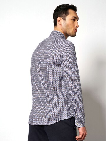 DESOTO Regular fit Button Up Shirt in Blue