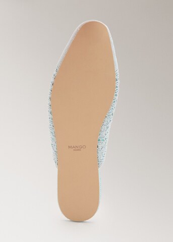 MANGO Slipper 'Mauk' in Blau