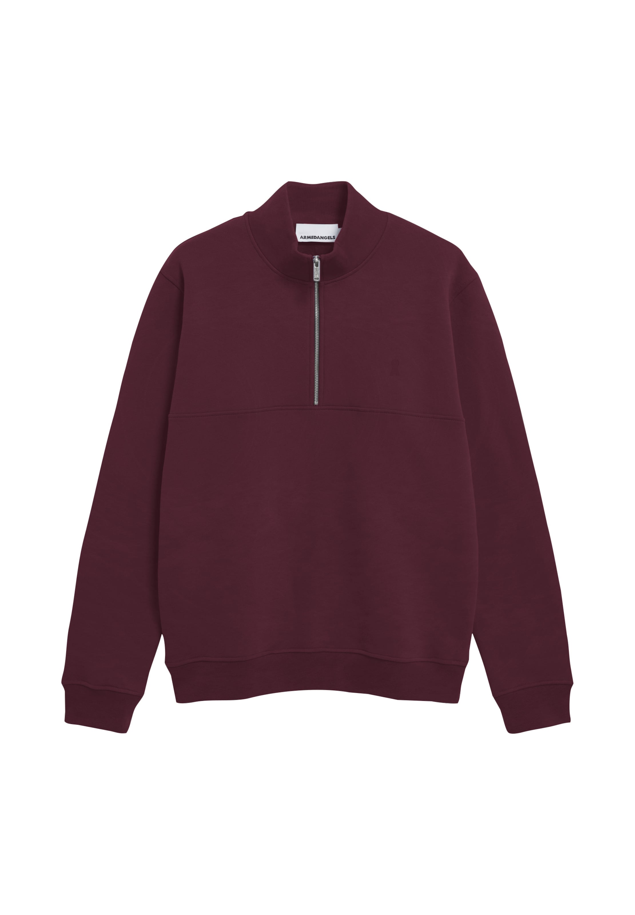 ARMEDANGELS Pullover WAARLO FLEECE in Rot: Vorderseite