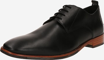 juoda Gordon & Bros Batai su raišteliais 'Leon': priekis