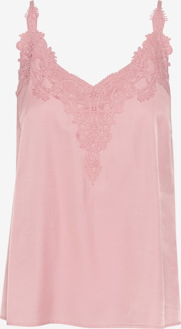 Cream Top 'CR Anna' in Pink: front