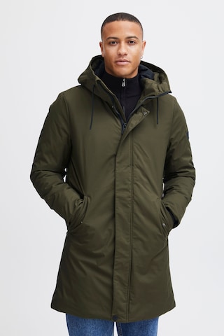 INDICODE JEANS Winter Parka 'Fido' in Green: front