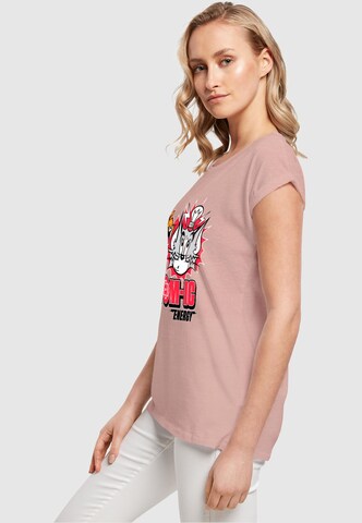 ABSOLUTE CULT Shirt 'Tom And Jerry - Tomic Energy' in Roze