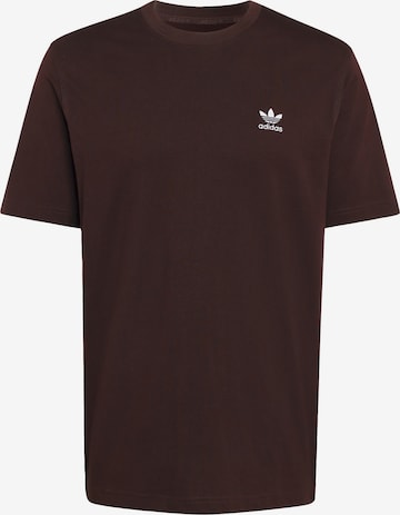 ruda ADIDAS ORIGINALS Marškinėliai 'Trefoil Essentials': priekis