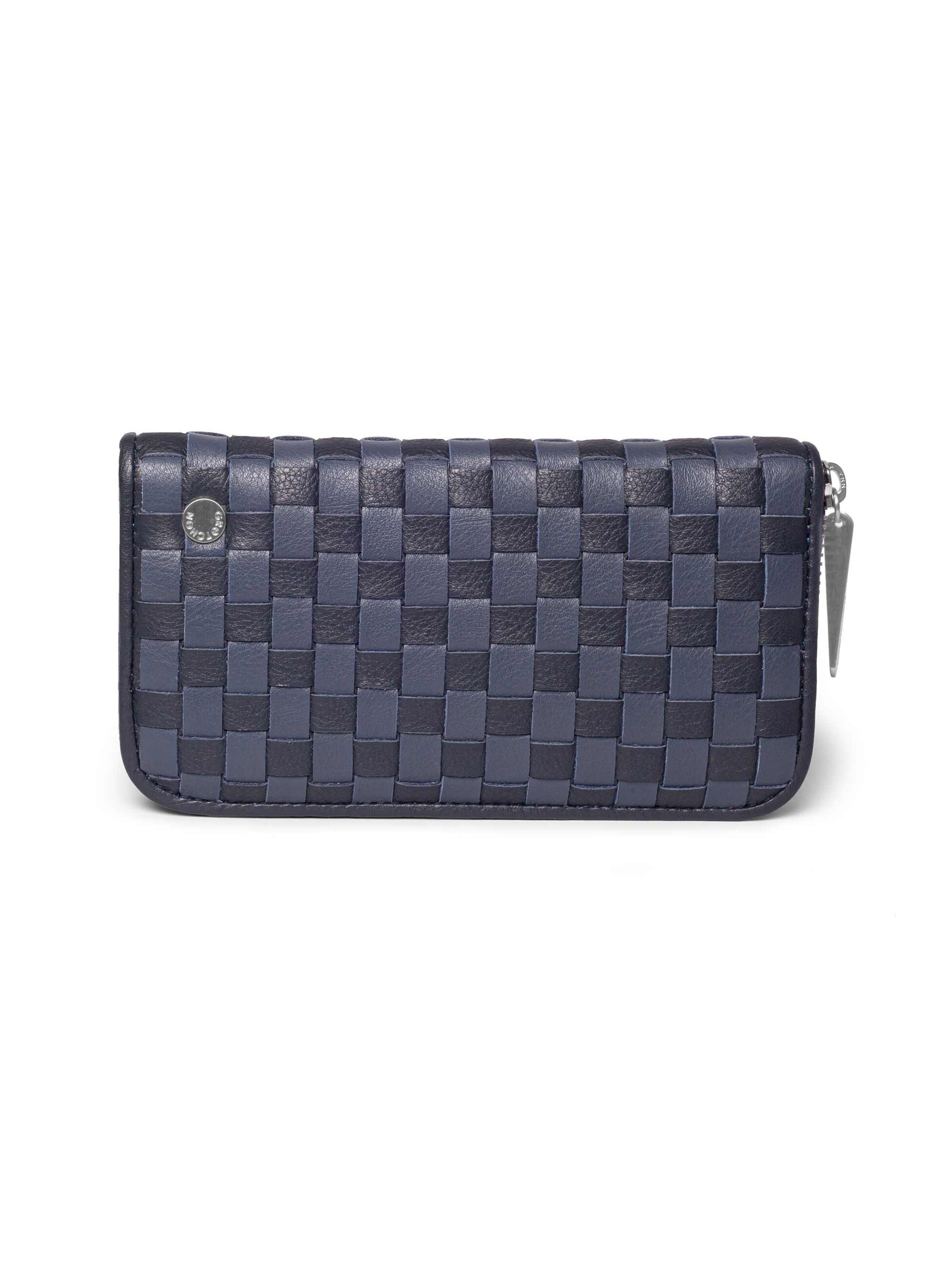 Gretchen Wallet in Blue: front