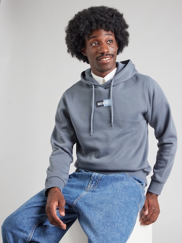 JACK & JONES Свитшот 'JJPAN' в Серый: спереди