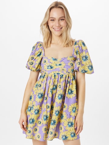 Robe 'Tucson' Laagam en violet : devant