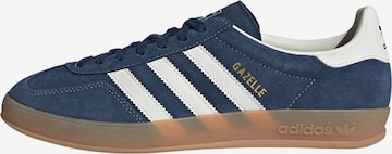 mėlyna ADIDAS ORIGINALS Sportbačiai be auliuko 'Gazelle': priekis