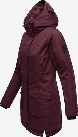 Parka mi-saison 'Brinjaa' NAVAHOO en rouge