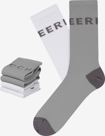 CHEERIO* Sokker 'Best Friend' i beige / grå / hvid, Produktvisning