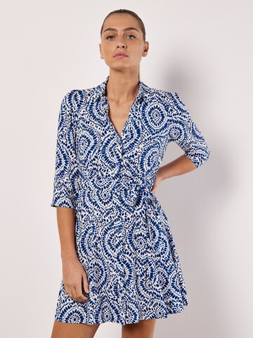 Apricot Blousejurk in Blauw: voorkant
