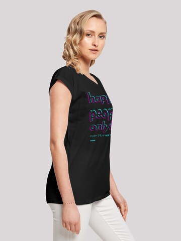 F4NT4STIC T-Shirt 'Happy people only New York' in Schwarz