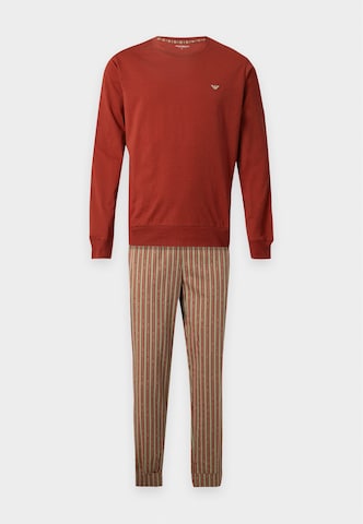 Emporio Armani Hosszú pizsama - piros: elől