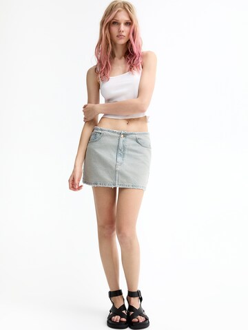 Pull&Bear Rok in Blauw