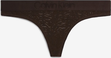 Calvin Klein Underwear String in Bruin: voorkant