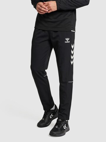 Regular Pantalon de sport 'Core 2.0' Hummel en noir : devant