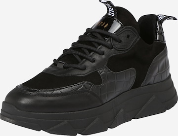 Sneaker low 'Pitty' de la STEVE MADDEN pe negru: față