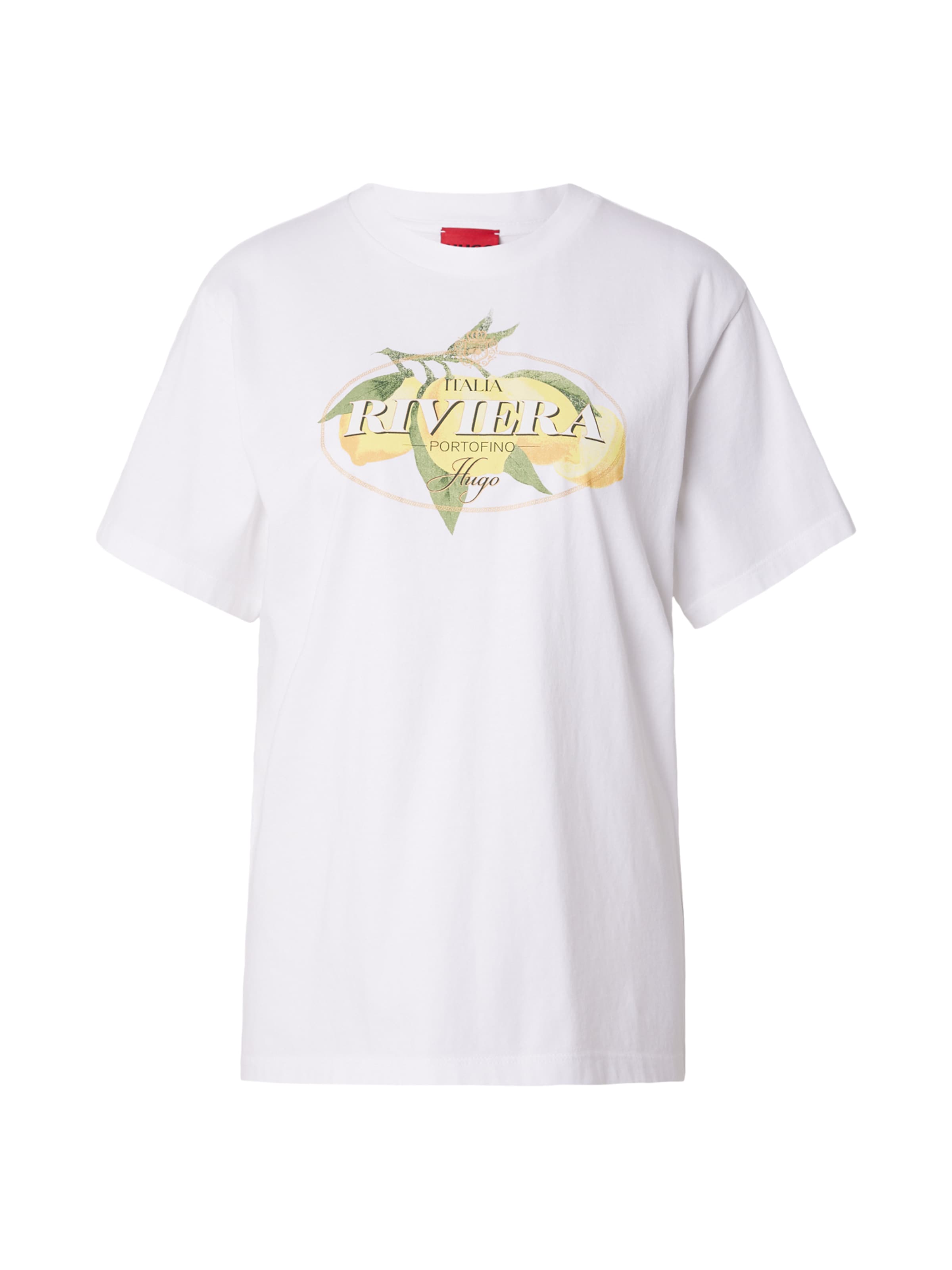 HUGO Shirt 'Vintage' in Wit: voorkant