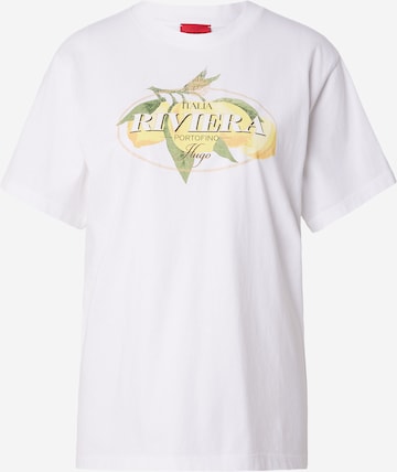 HUGO Shirts 'Vintage' i hvid: forside