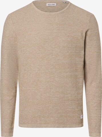 JACK & JONES Sweater 'Greg' in Beige: front