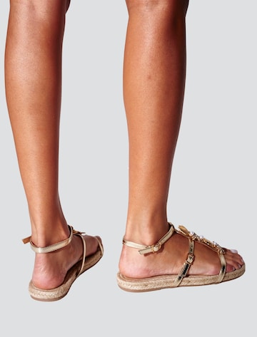 Sandales 'Starfish Espadrille' South Beach en or