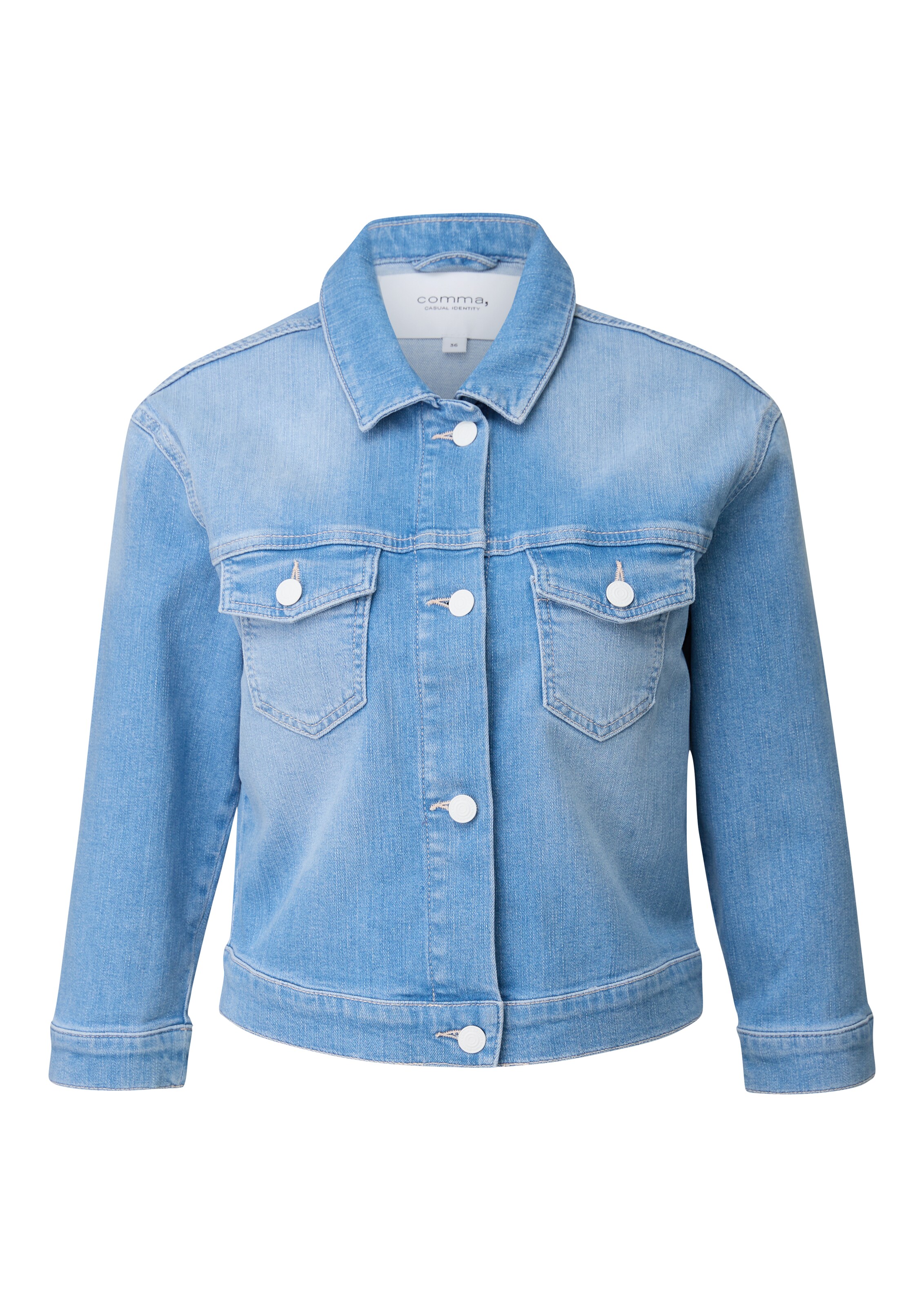 comma casual identity Übergangsjacke in Blau: Vorderseite