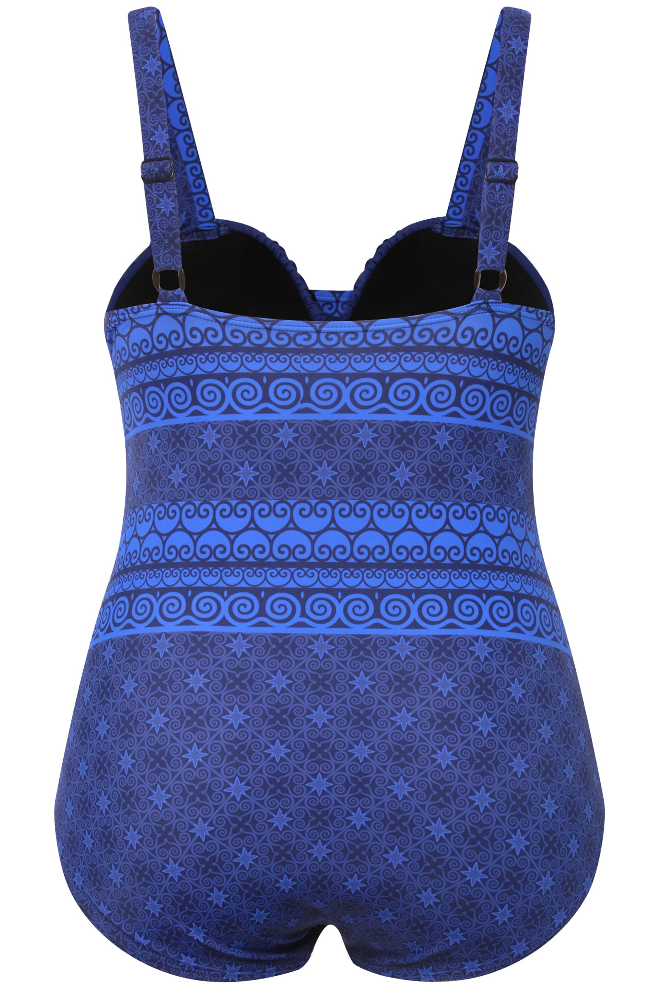 Ulla Popken Minimizer Badeanzug in Blau