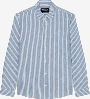 Marc O'Polo Regular fit Overhemd in Blauw: voorkant