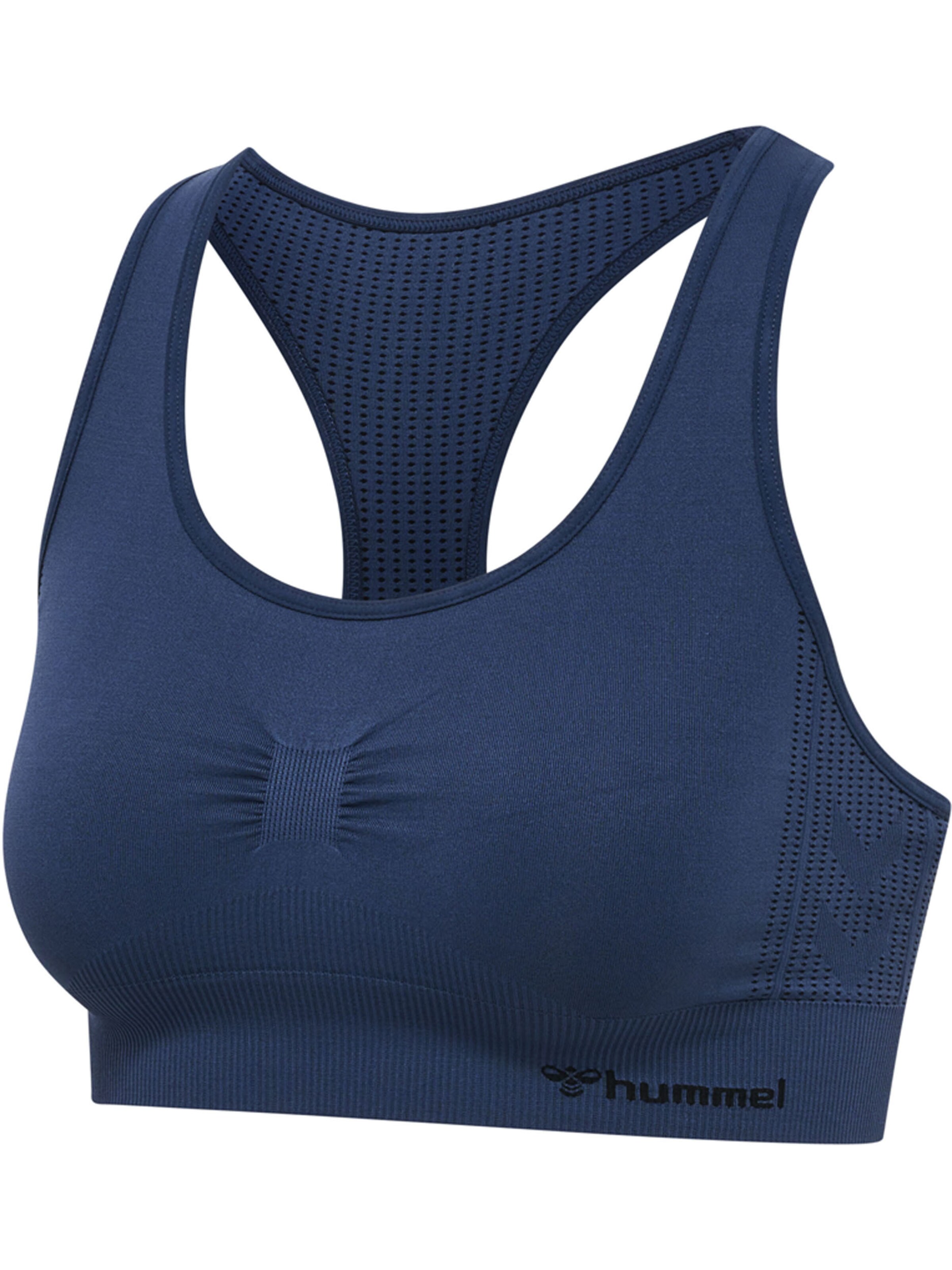 Hummel Bustier Sports-BH i blå