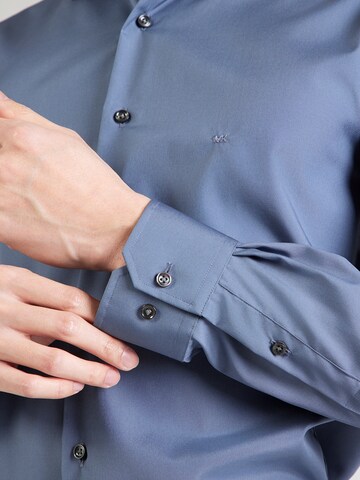 Michael Kors Slim fit Button Up Shirt in Blue