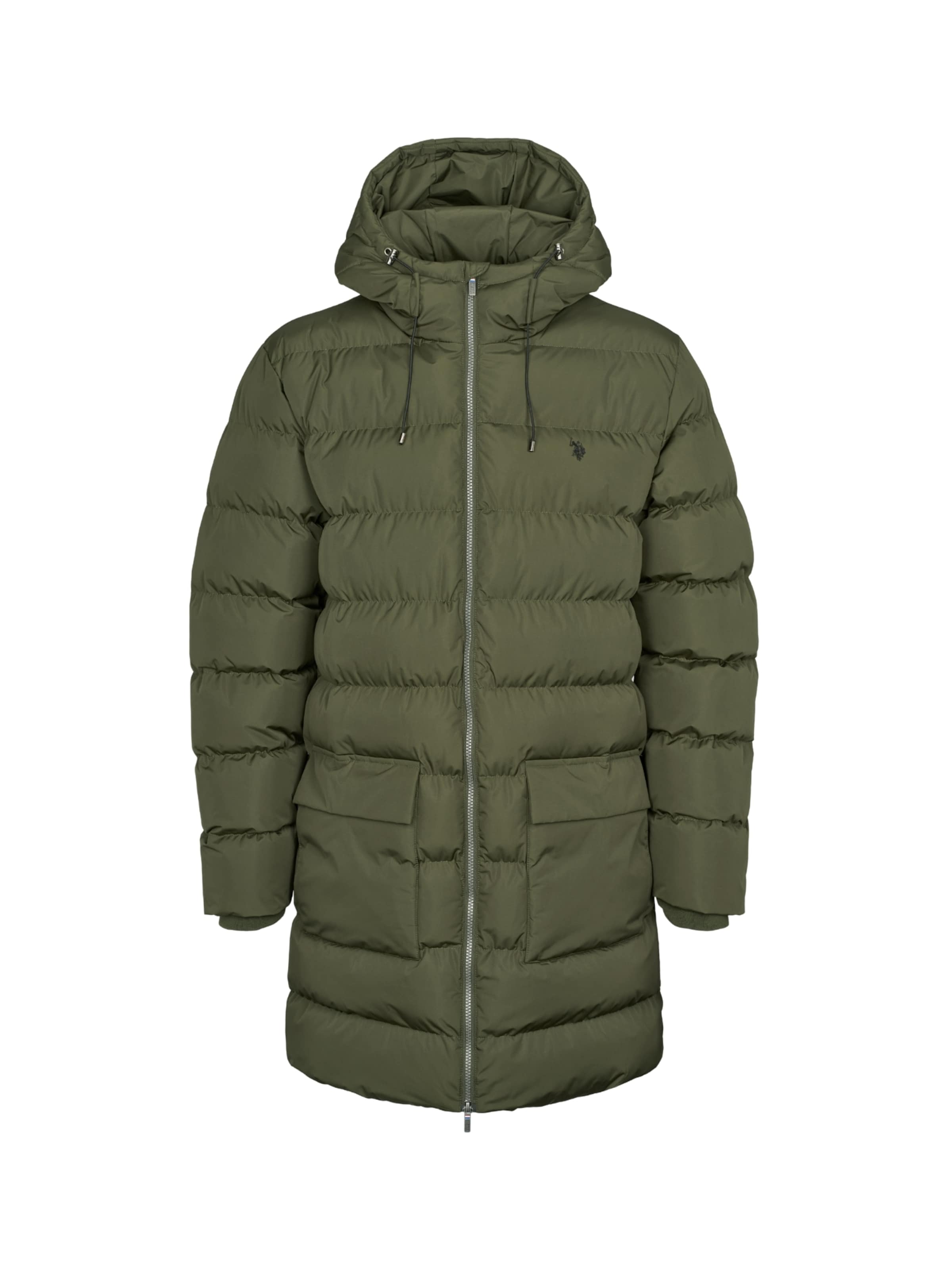 U.S. POLO ASSN. Vinterfrakke 'Albert' i grøn: forside