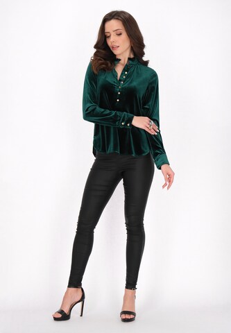 Chemisier faina en vert