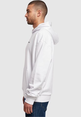 Merchcode Sweatshirt 'WD - Believe In Yourself' in Weiß
