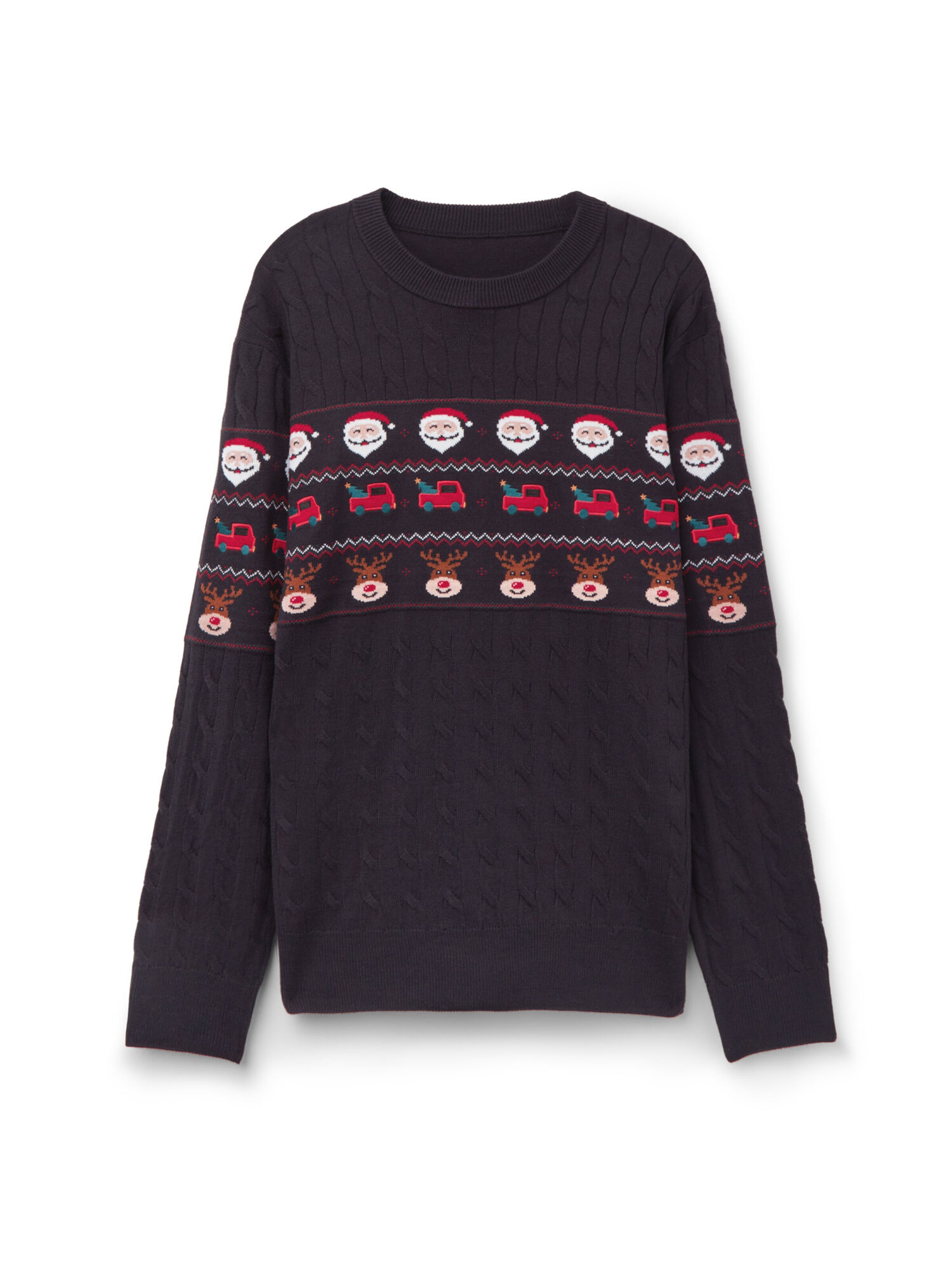 IUMAN Intimissimi Uomo Pullover in Blau: Vorderseite