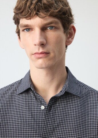 MANGO MAN Regular Fit Hemd in Blau