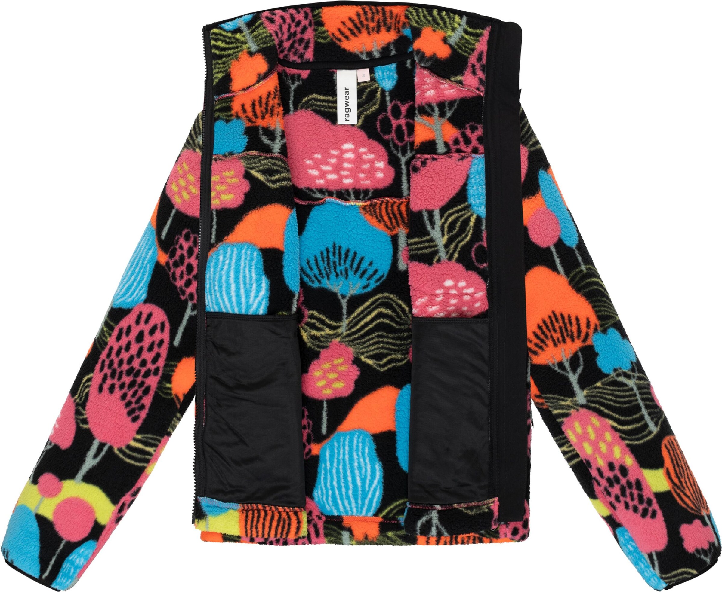 Giacca di pile 'Alaris' di Ragwear in nero