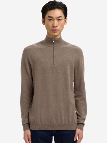 SELECTED Pullover 'Berg'‌‌‌‌ in Braun