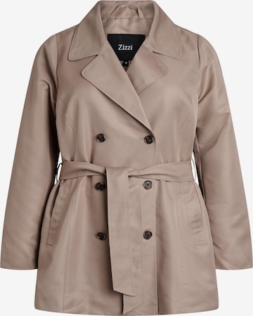 pilka Zizzi Demisezoninis paltas 'Caselin': priekis