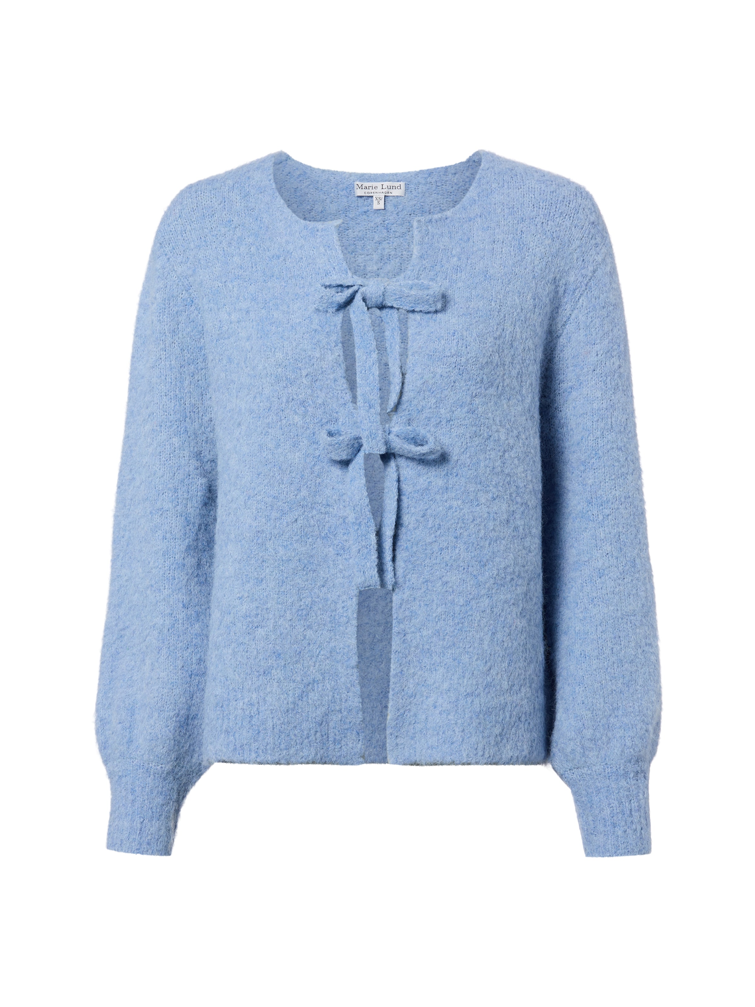 Cardigan Marie Lund en bleu : devant