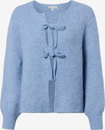Cardigan Marie Lund en bleu : devant