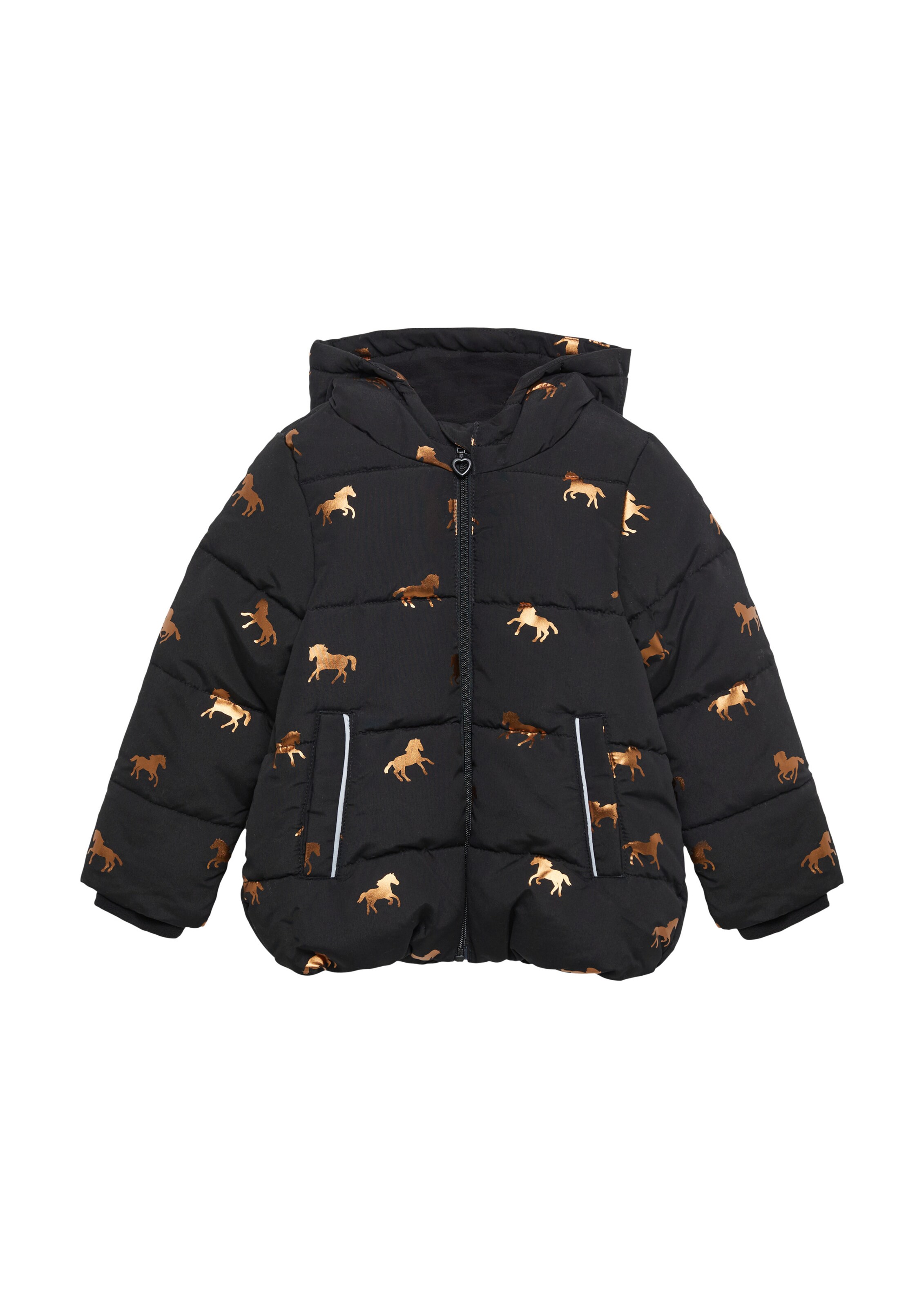 s.Oliver Winter Jacket in Black: front