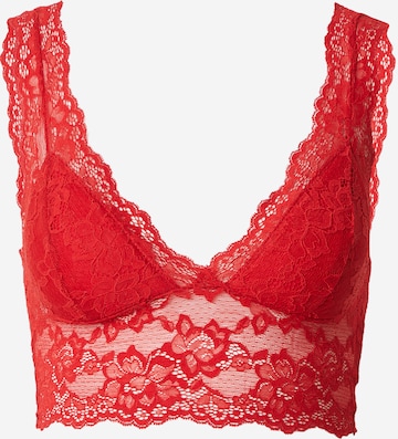 Soutien-gorge 'LINA' PIECES en rouge : devant