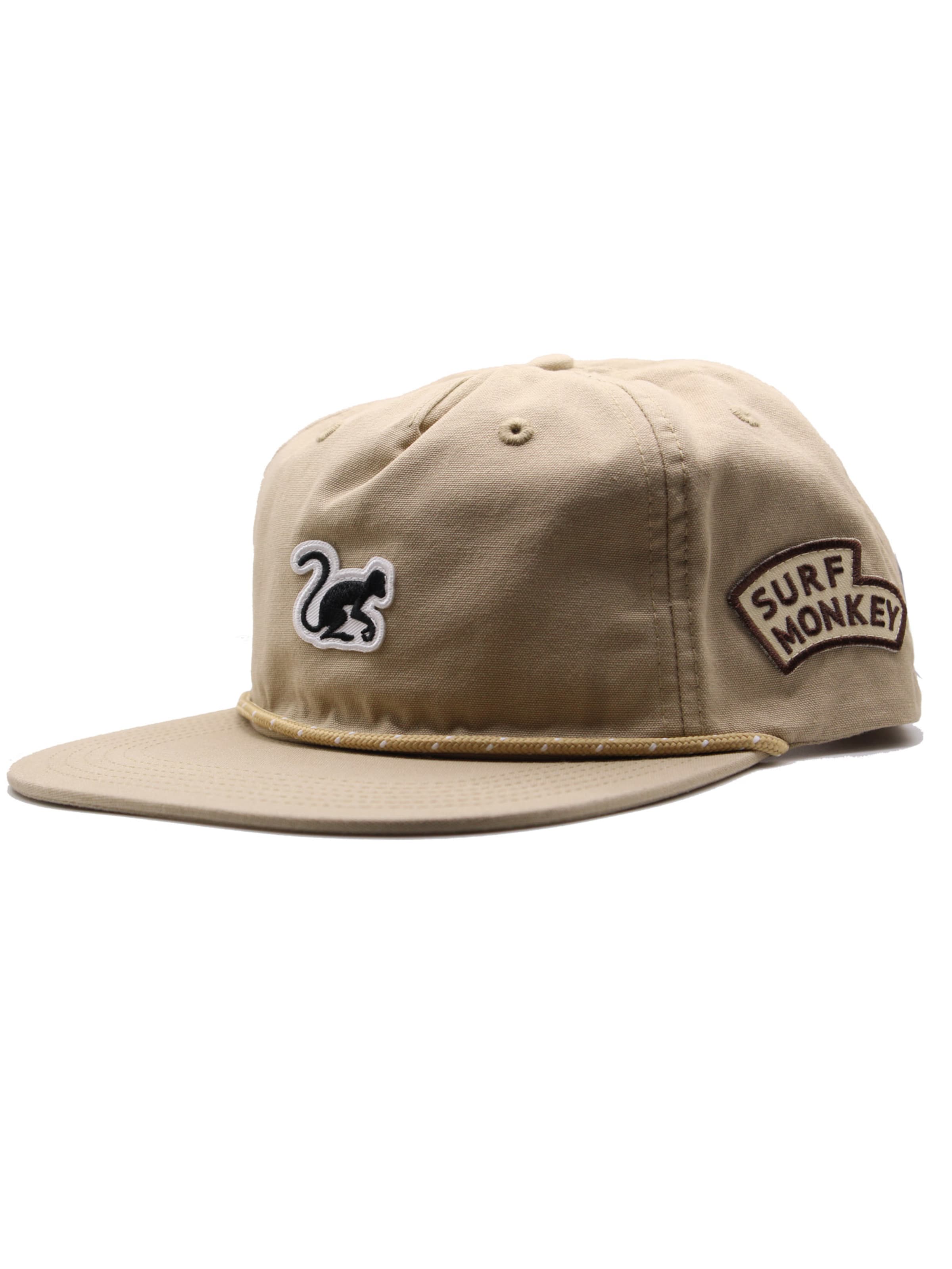 Surf Monkey Pet in Beige: voorkant