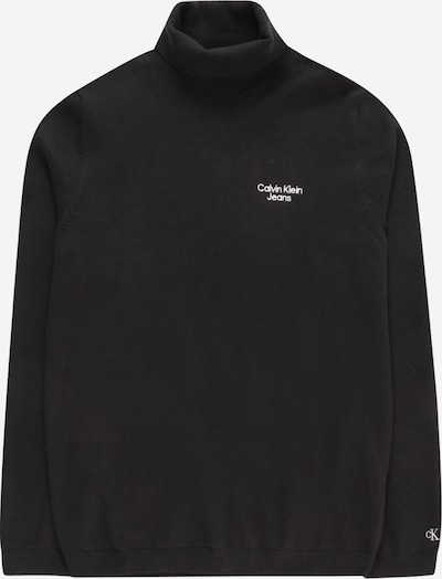 Calvin Klein Jeans Πουλόβερ σε μαύρο / λευκό, Άποψη προϊόντος