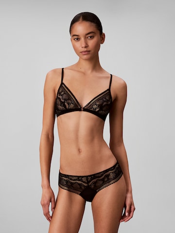 Calvin Klein String in Schwarz: Vorderseite