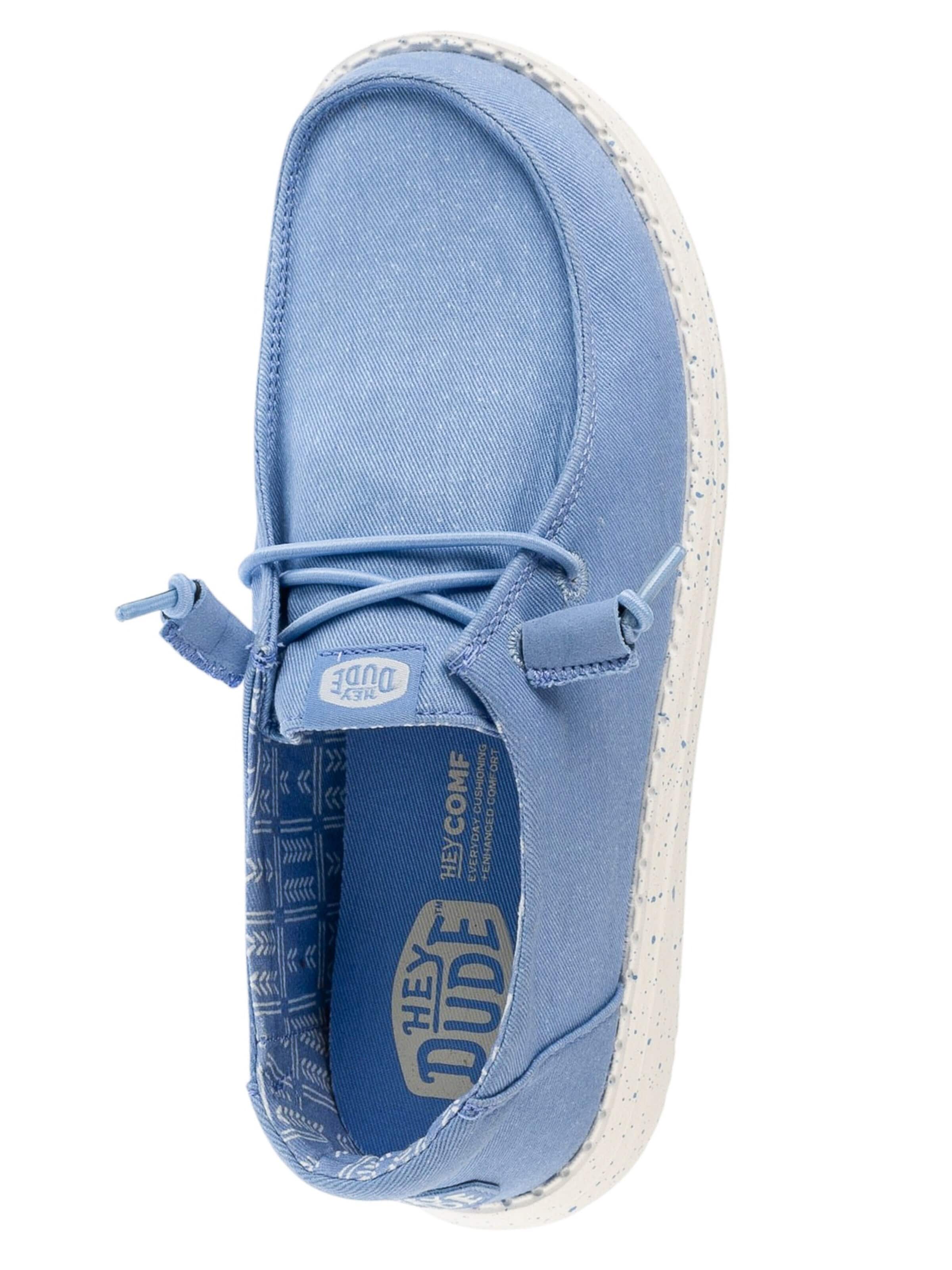 HEY DUDE Veterschoen 'Hey Dude Wendy Stretch Canvas' in Blauw